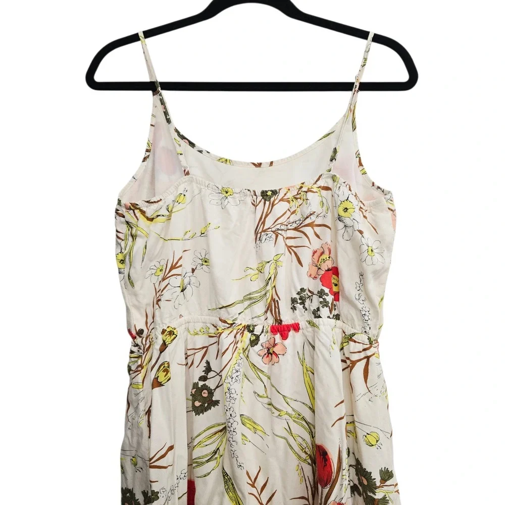 Old Navy Floral Sundress Size M Elastic Waist‎ Cottagecore Boho Casual Summer